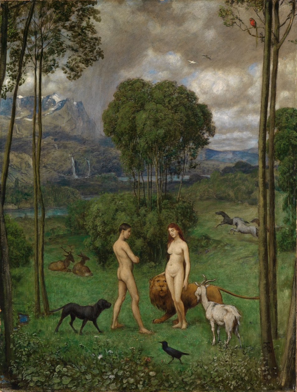 I Paradis av Hans Thoma