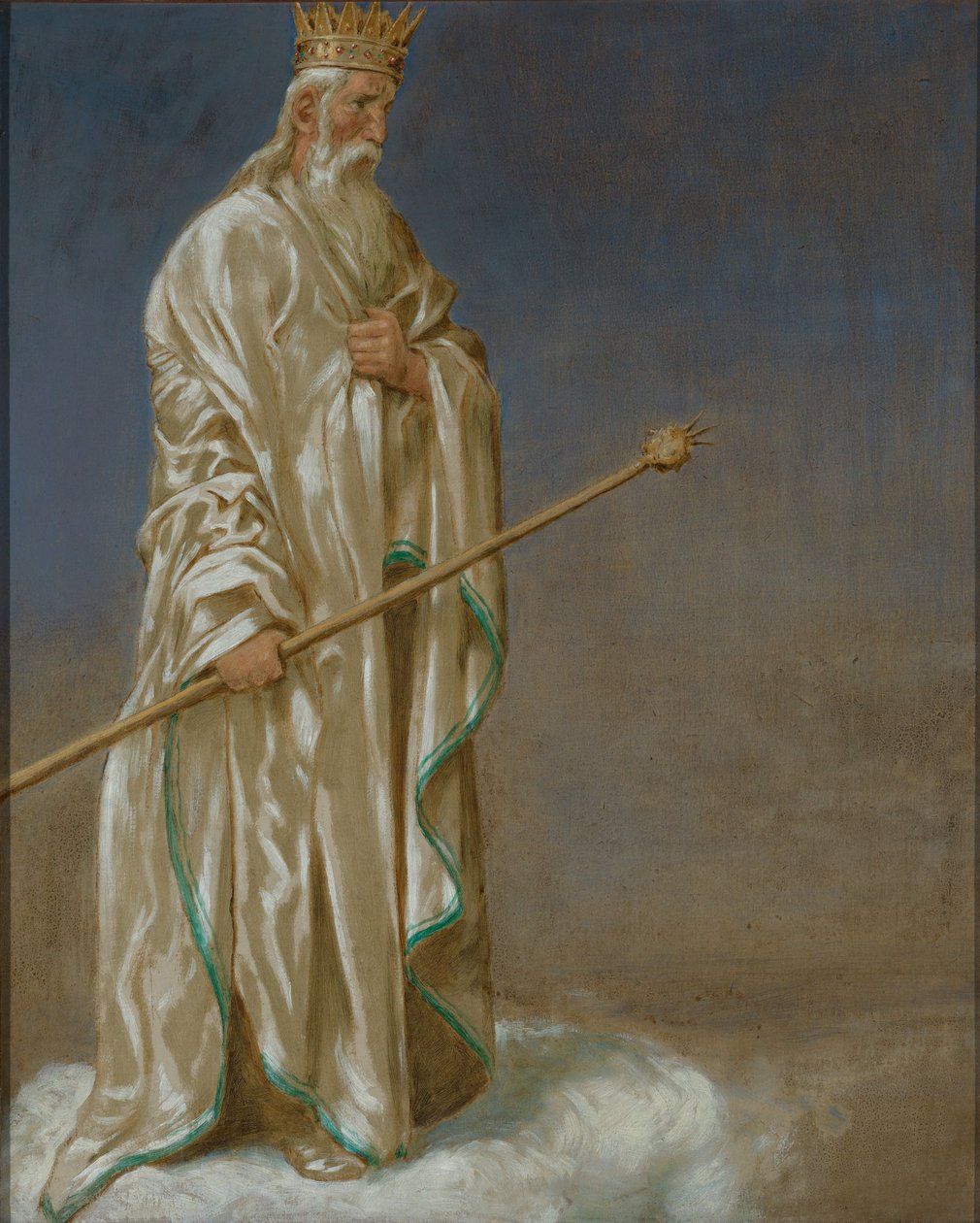 Januar (Isdronningen) av Hans Thoma