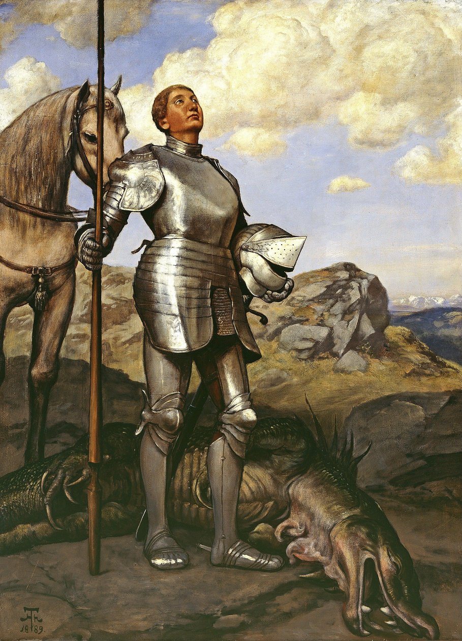 Ridder Sankt Georg av Hans Thoma