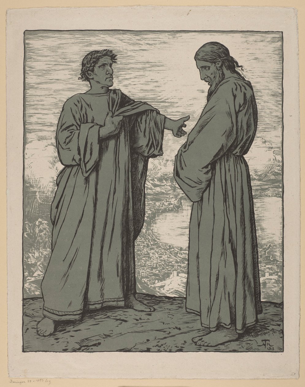 Kristi fristelse av Hans Thoma