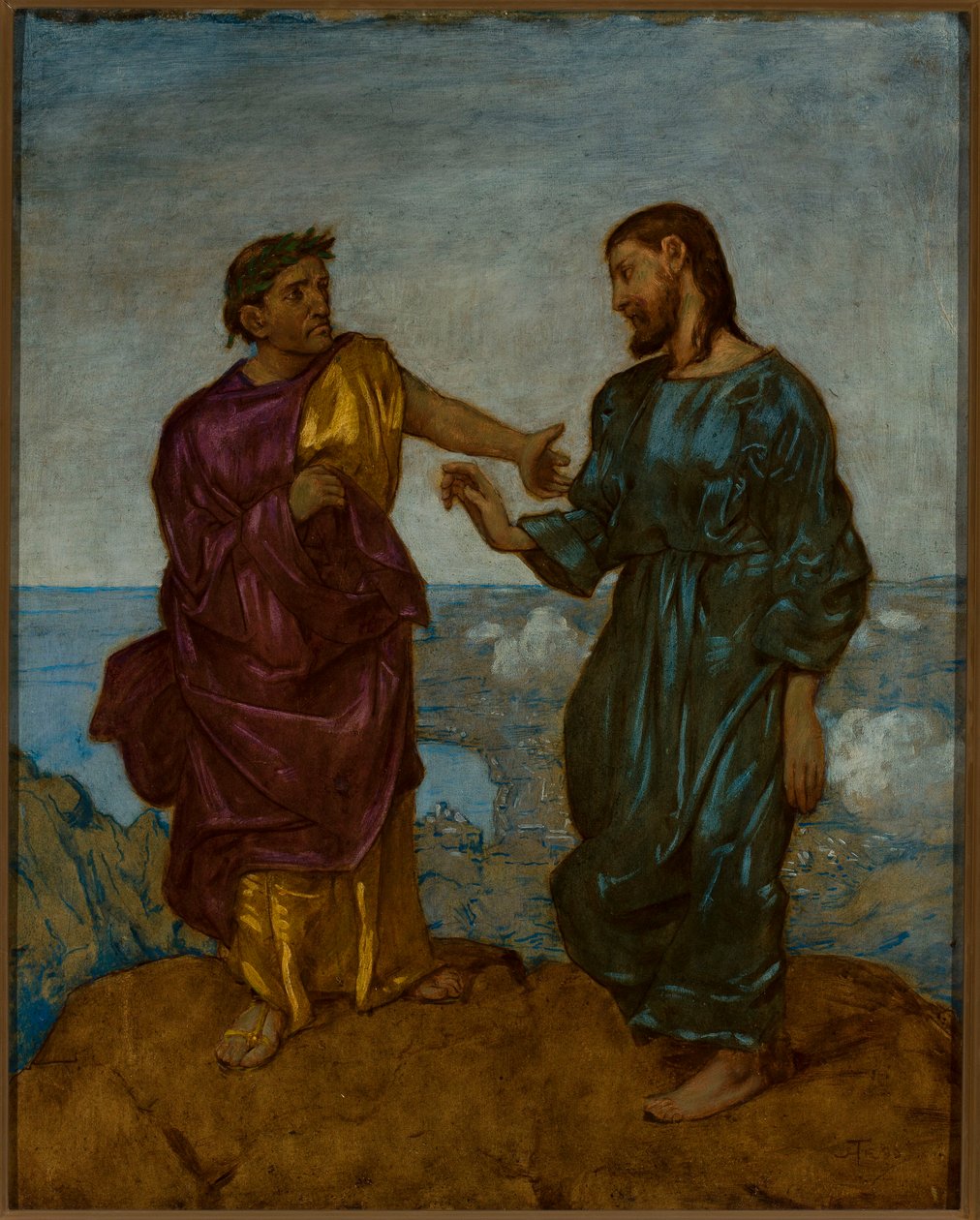 Kristi fristelse av Hans Thoma