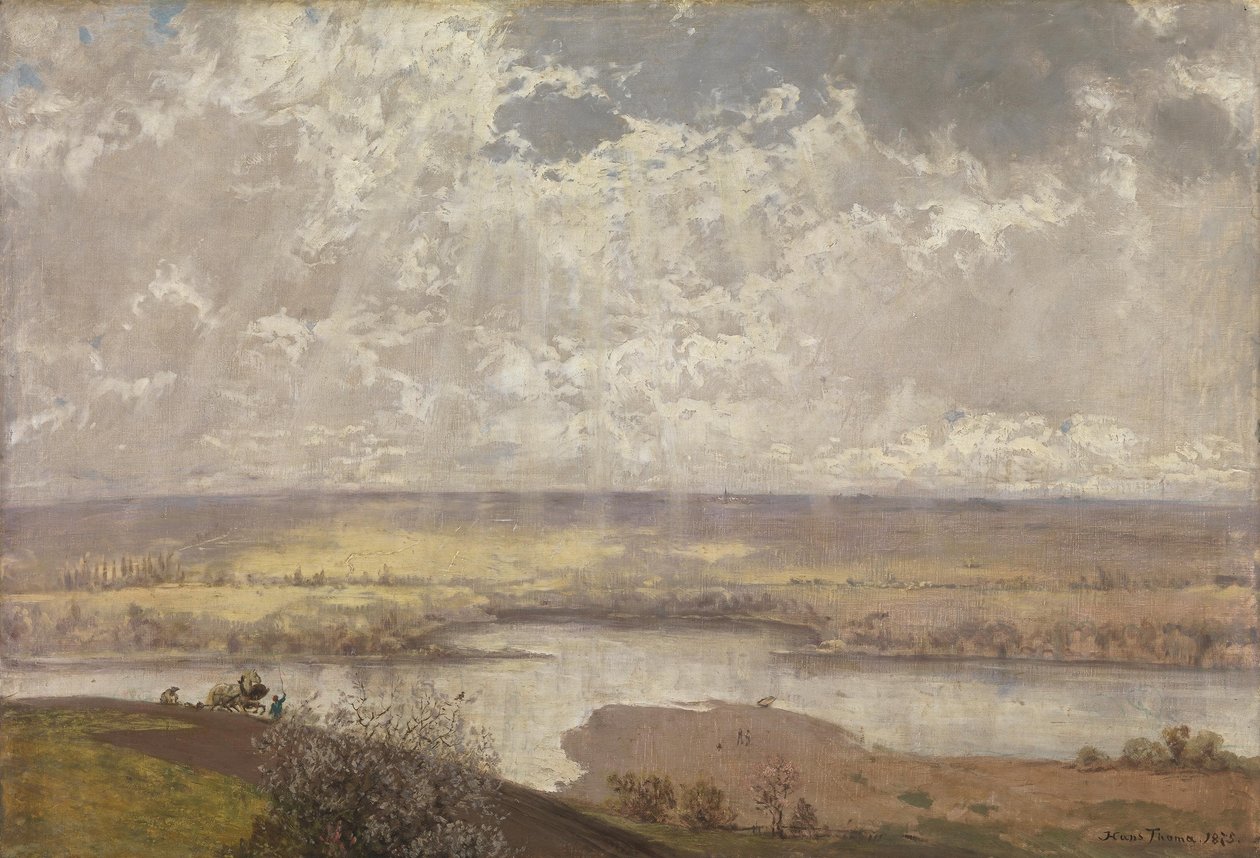 Landskap ved Main av Hans Thoma