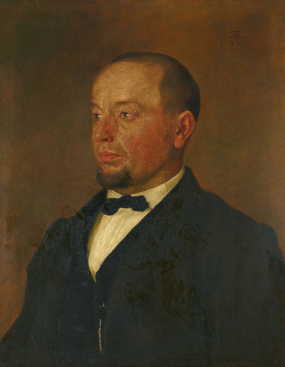 Portrett av rørleggermester Zeiner av Hans Thoma