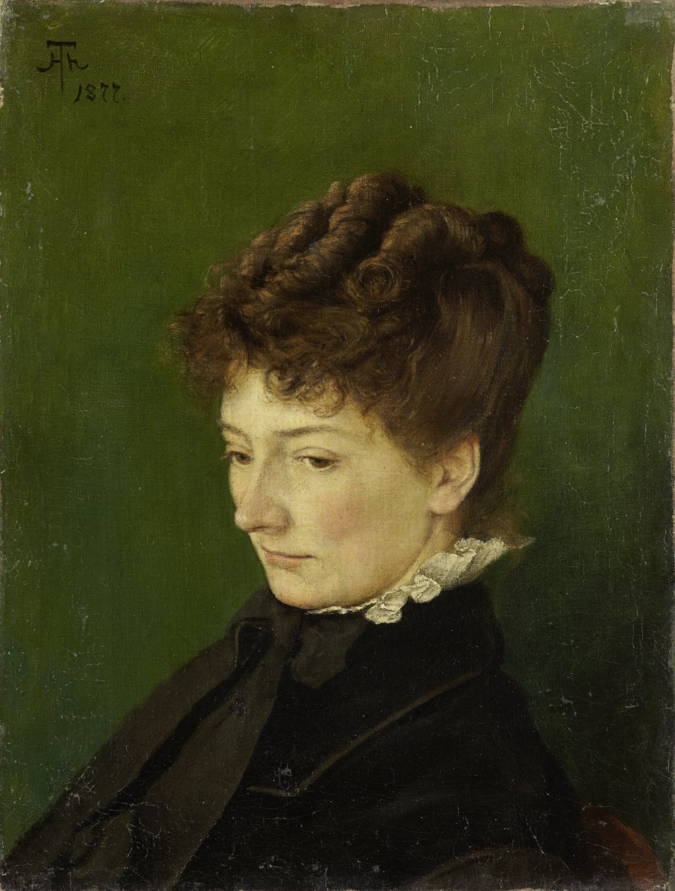 Portrett av Ida Müller, født Scholderer av Hans Thoma