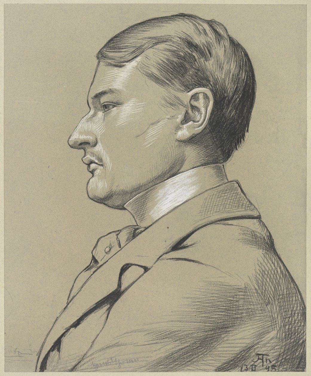 Portrett av Otto Küchler av Hans Thoma