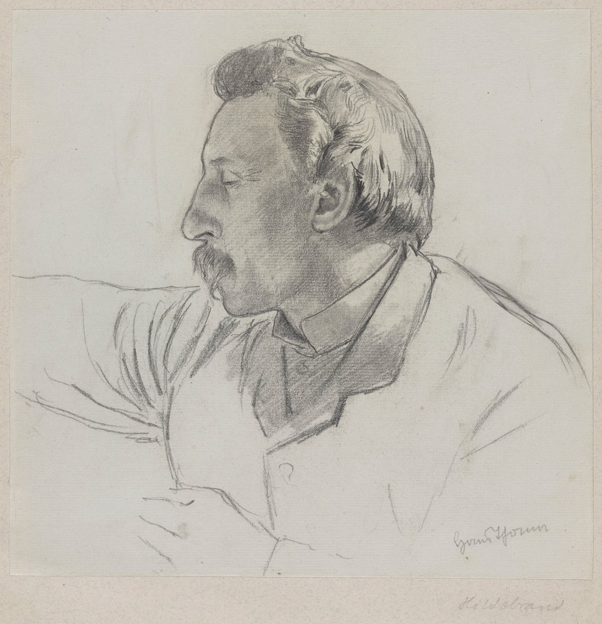 Portrett av Adolf Hildebrand (1841-1921) av Hans Thoma