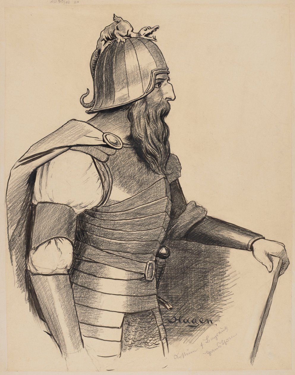 Kostymedesign for Hagen av Hans Thoma