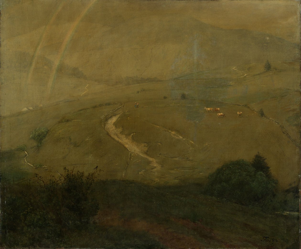 Regn i Schwarzwald av Hans Thoma
