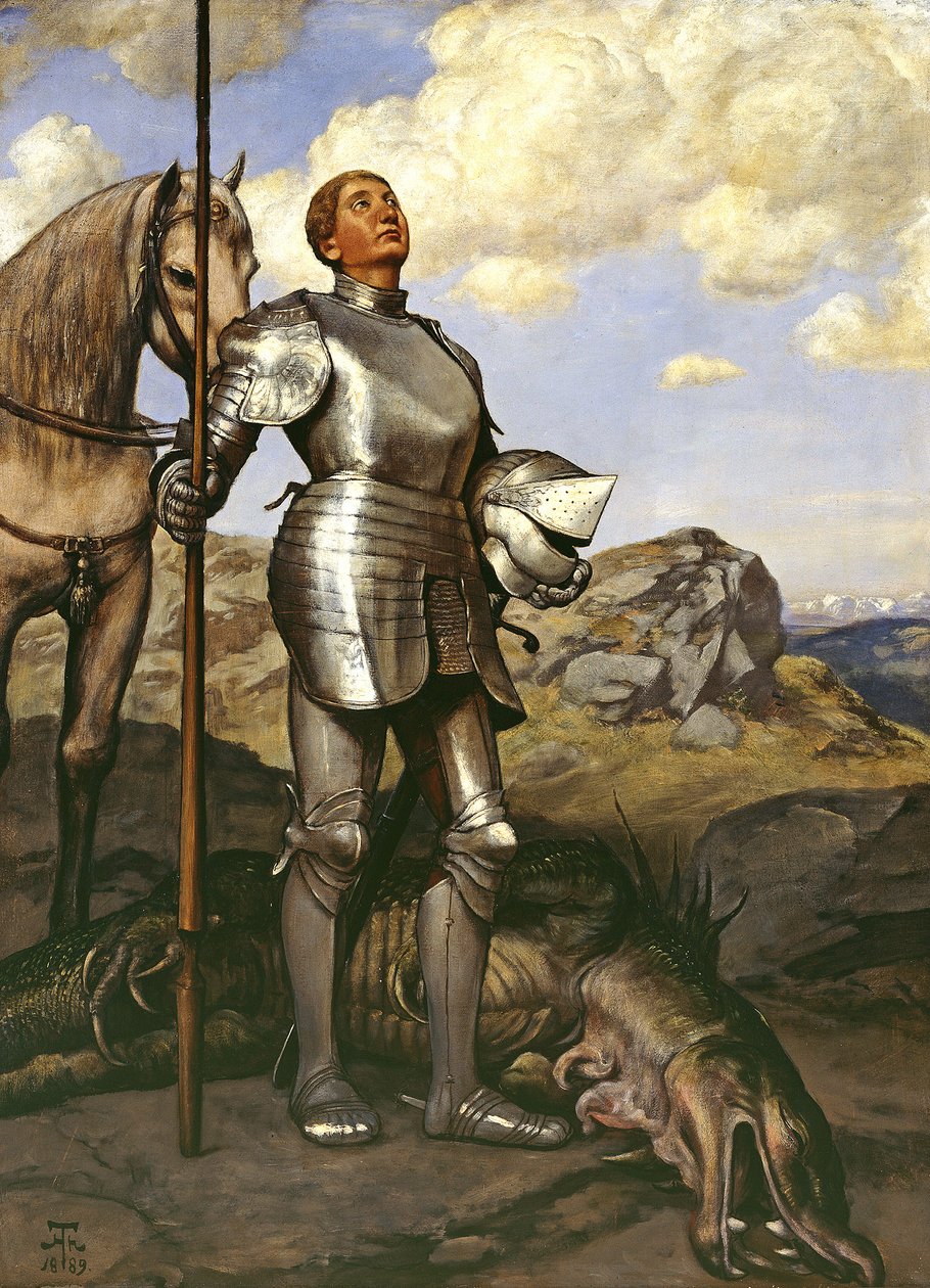Ridder Sankt Georg av Hans Thoma