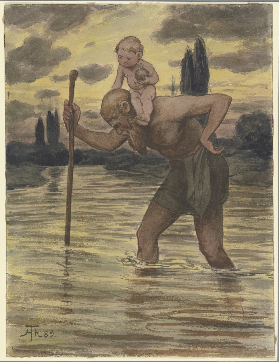 Sankt Kristoffer av Hans Thoma