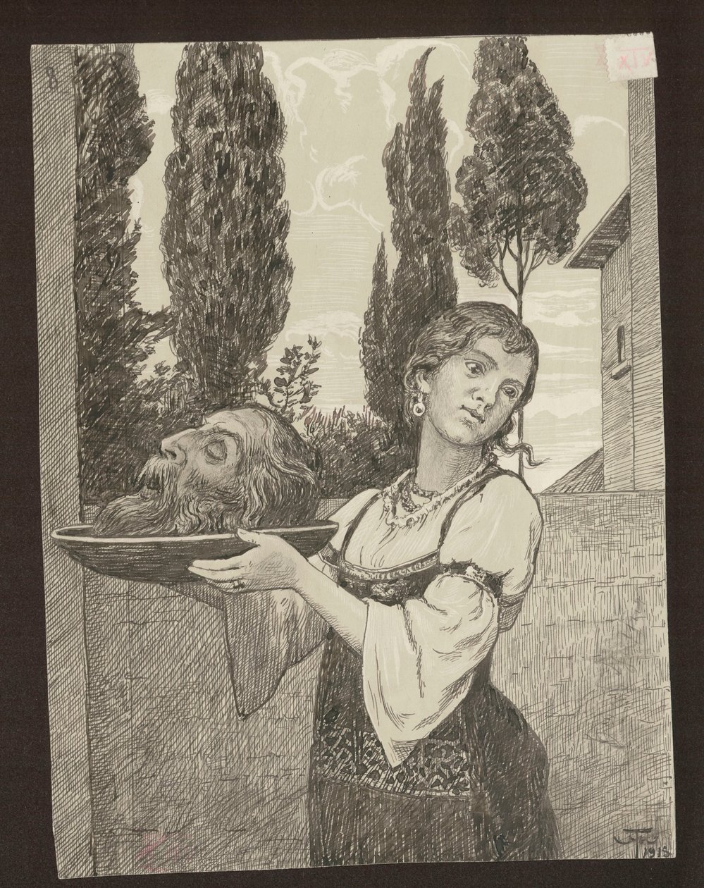 Salome med hodet til døperen Johannes av Hans Thoma