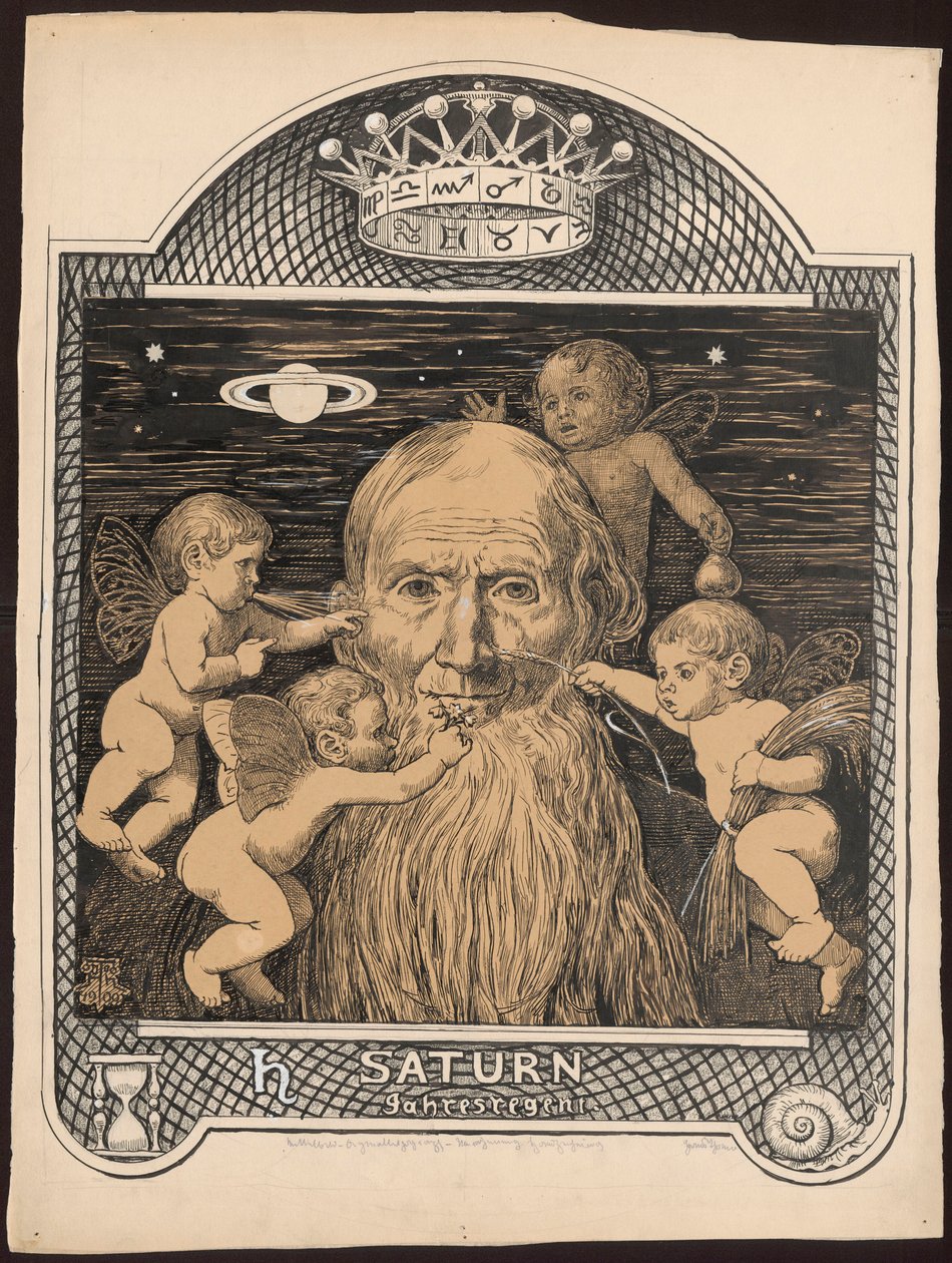 Saturn av Hans Thoma