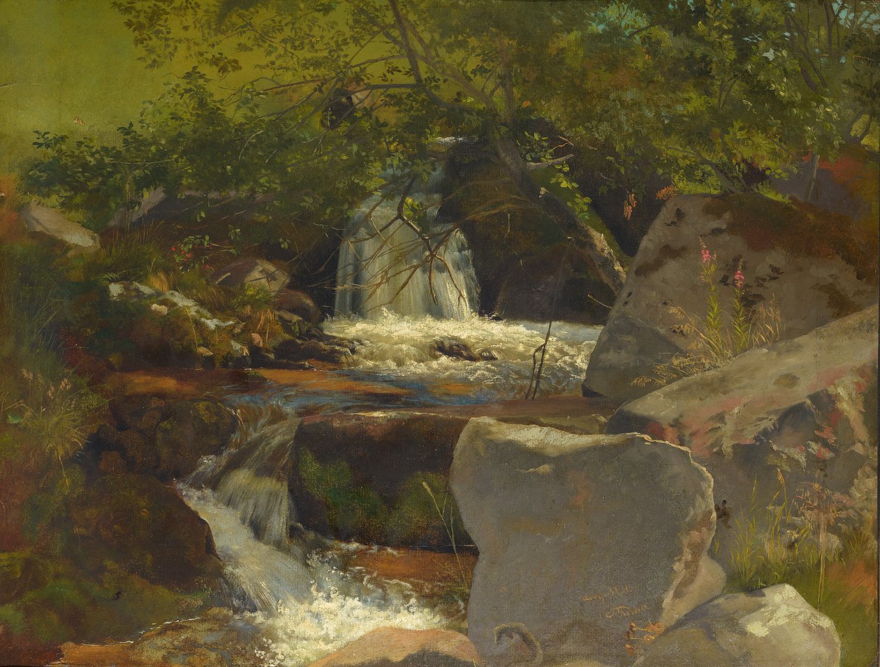 Bekk i Schwarzwald av Hans Thoma