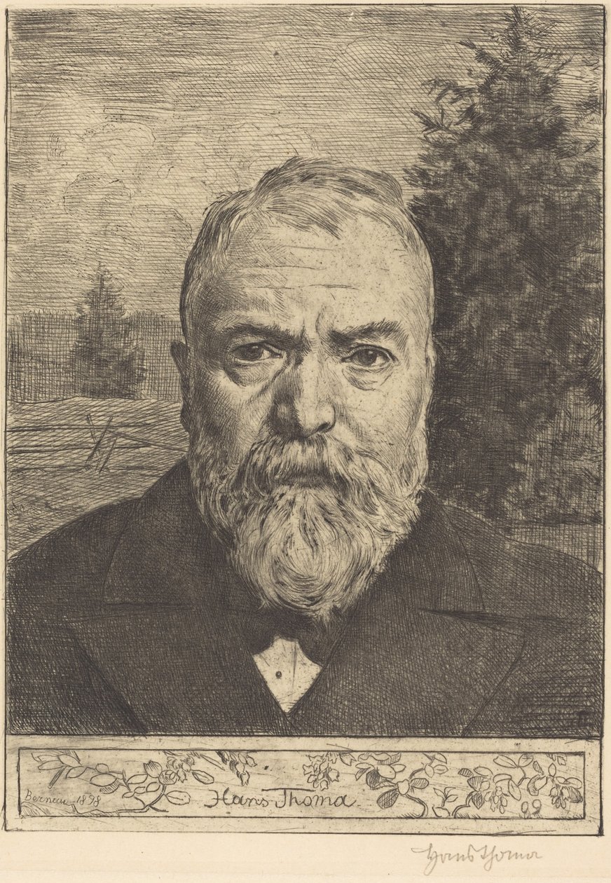 Selvportrett II av Hans Thoma