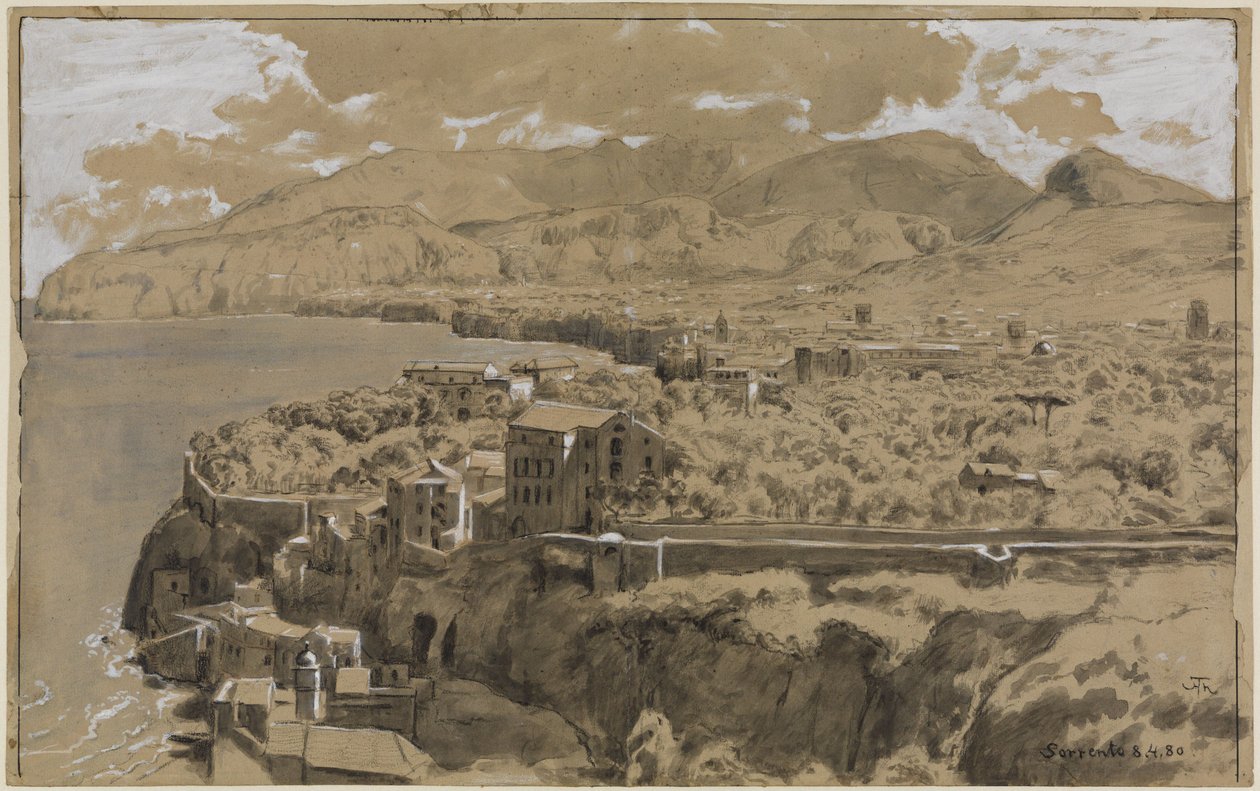 Sorrento av Hans Thoma