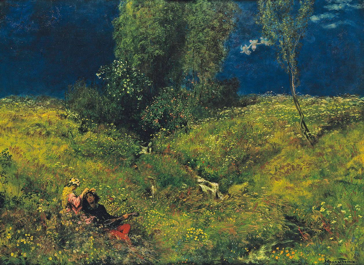 Sommer av Hans Thoma
