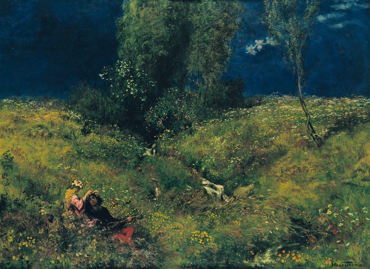 Sommeren, 1872 av Hans Thoma