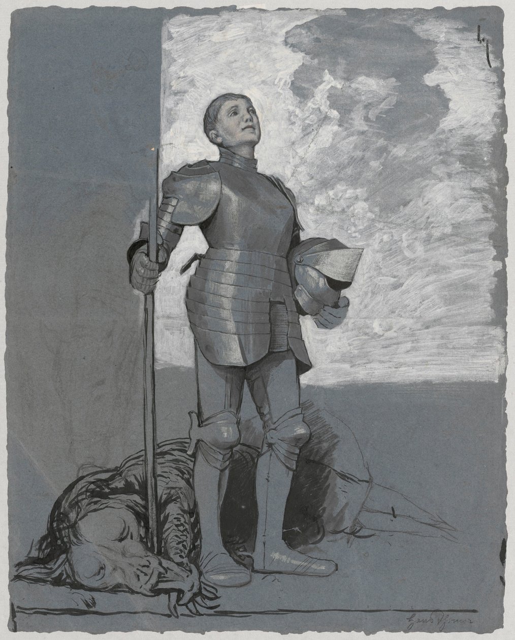 Den hellige Georg av Hans Thoma