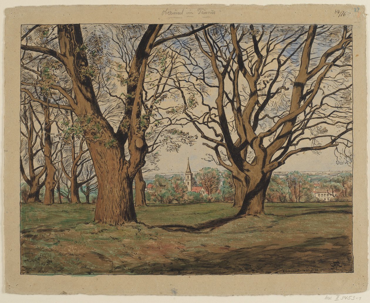 Landskapet i Taunus ved Oberursel av Hans Thoma