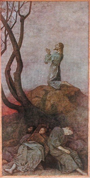 The Agony in the Garden, illustrasjon fra 