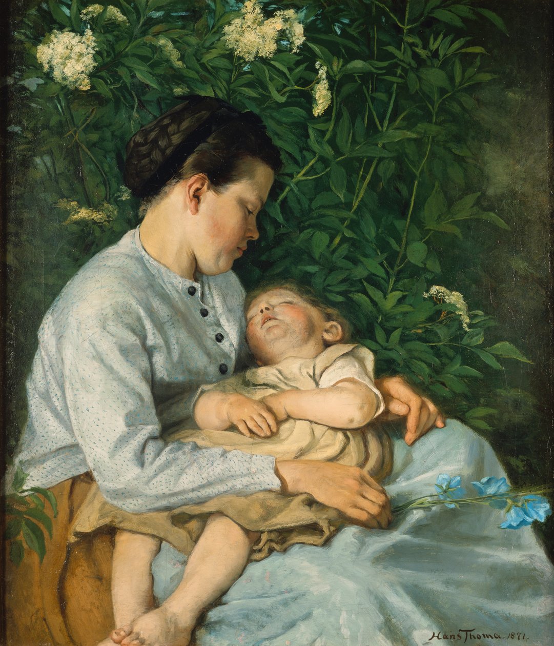 Under eldstebusken av Hans Thoma