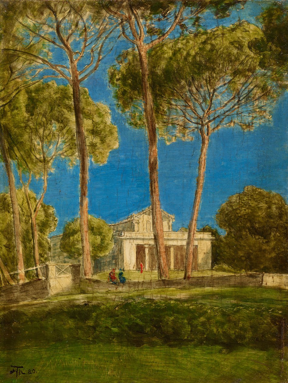 Villa Borghese av Hans Thoma