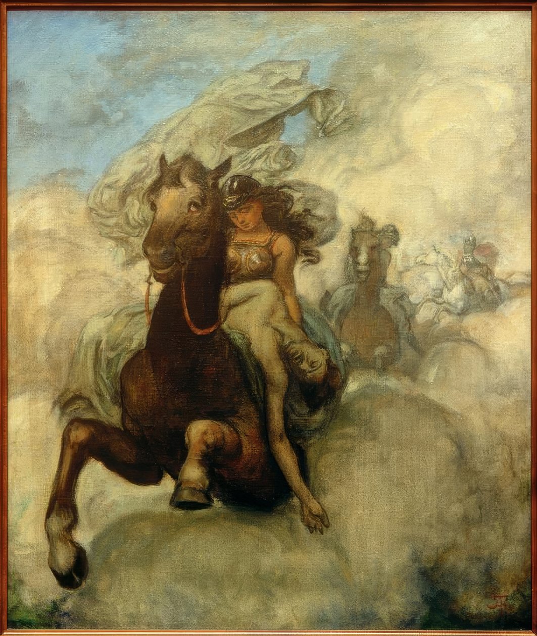 Valkyriene ri av Hans Thoma