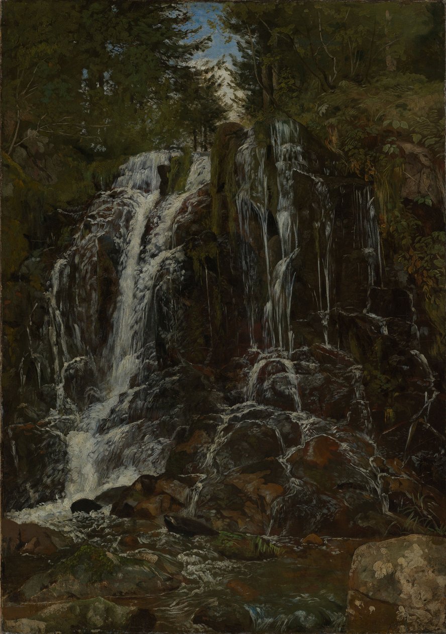 Foss nær St. Blasien av Hans Thoma