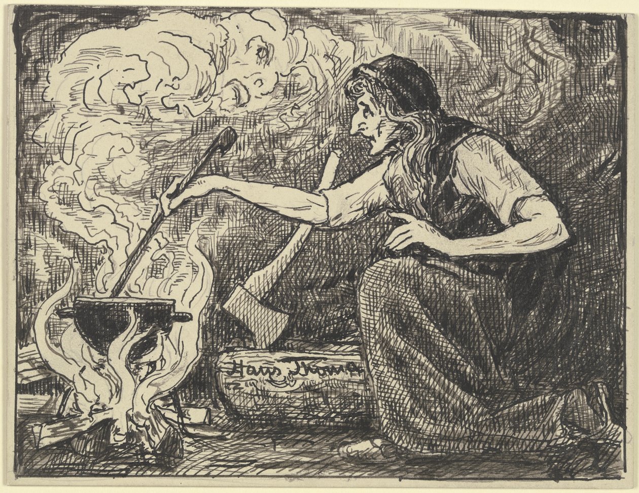 Heksekjøkken av Hans Thoma