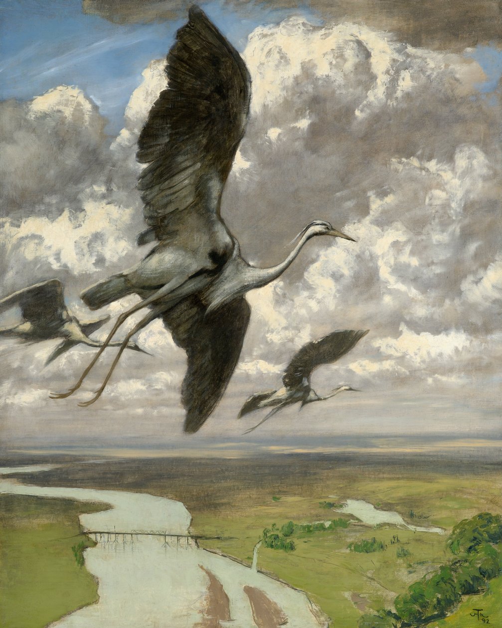 Vidunderlige fugler av Hans Thoma