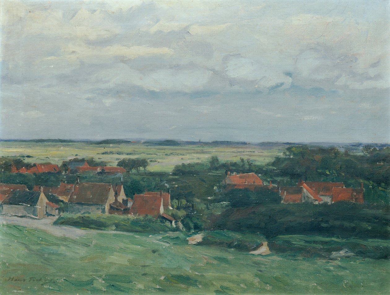 nederlandsk landskap av Hans Tichy