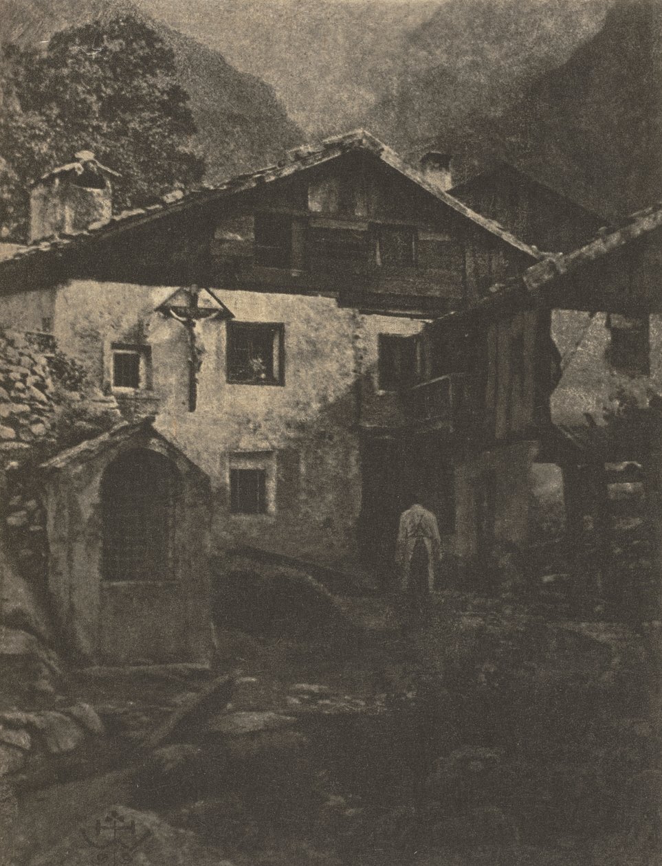 Kameraarbeid: A Village Corner av Hans Watzek