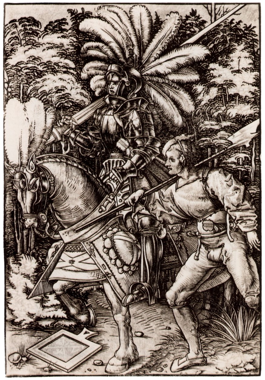 Knight og Halberdier av Hans Wechtlin