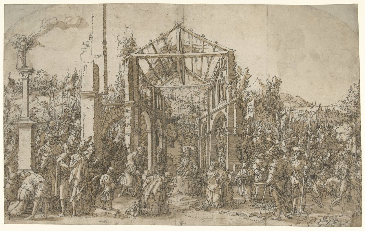 Tilbedelsen av kongene av Hans Weiditz (II) (attributed to)