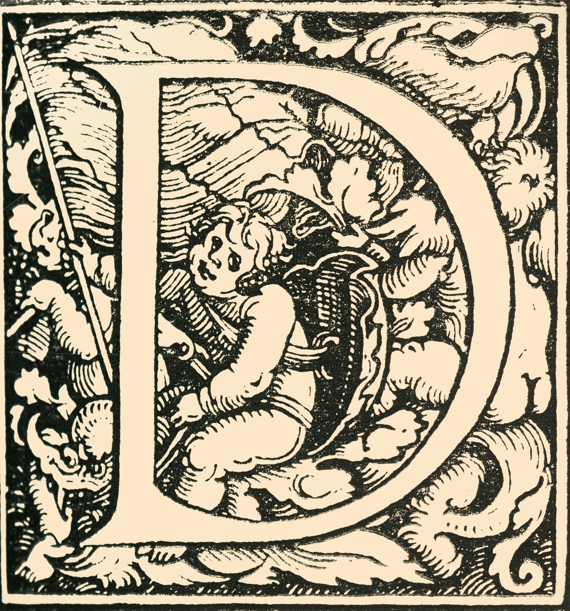 D - An Alphabet av Hans Weiditz, c1520-1521, 1908. av Hans Weiditz