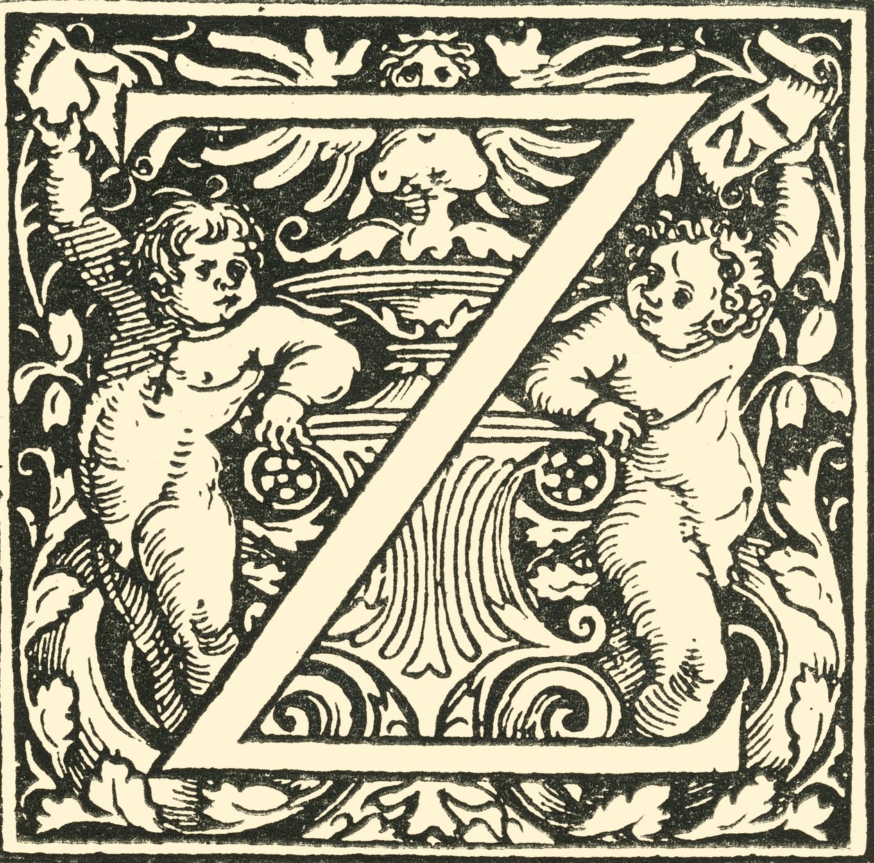 Z - An Alphabet av Hans Weiditz, c1520-1521, 1908. av Hans Weiditz