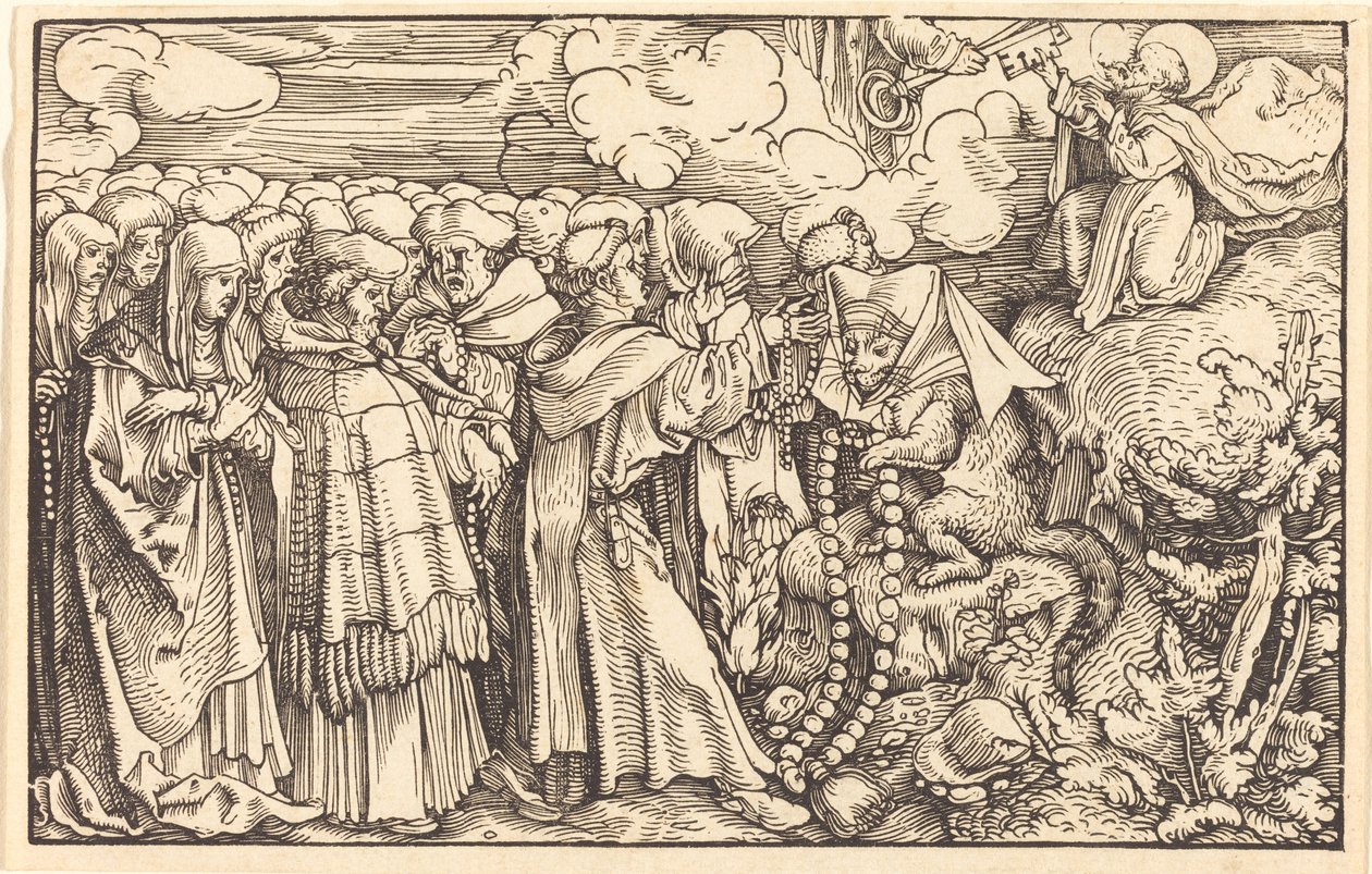Allegori - Religiøs lettsindighet av Hans Weiditz, II