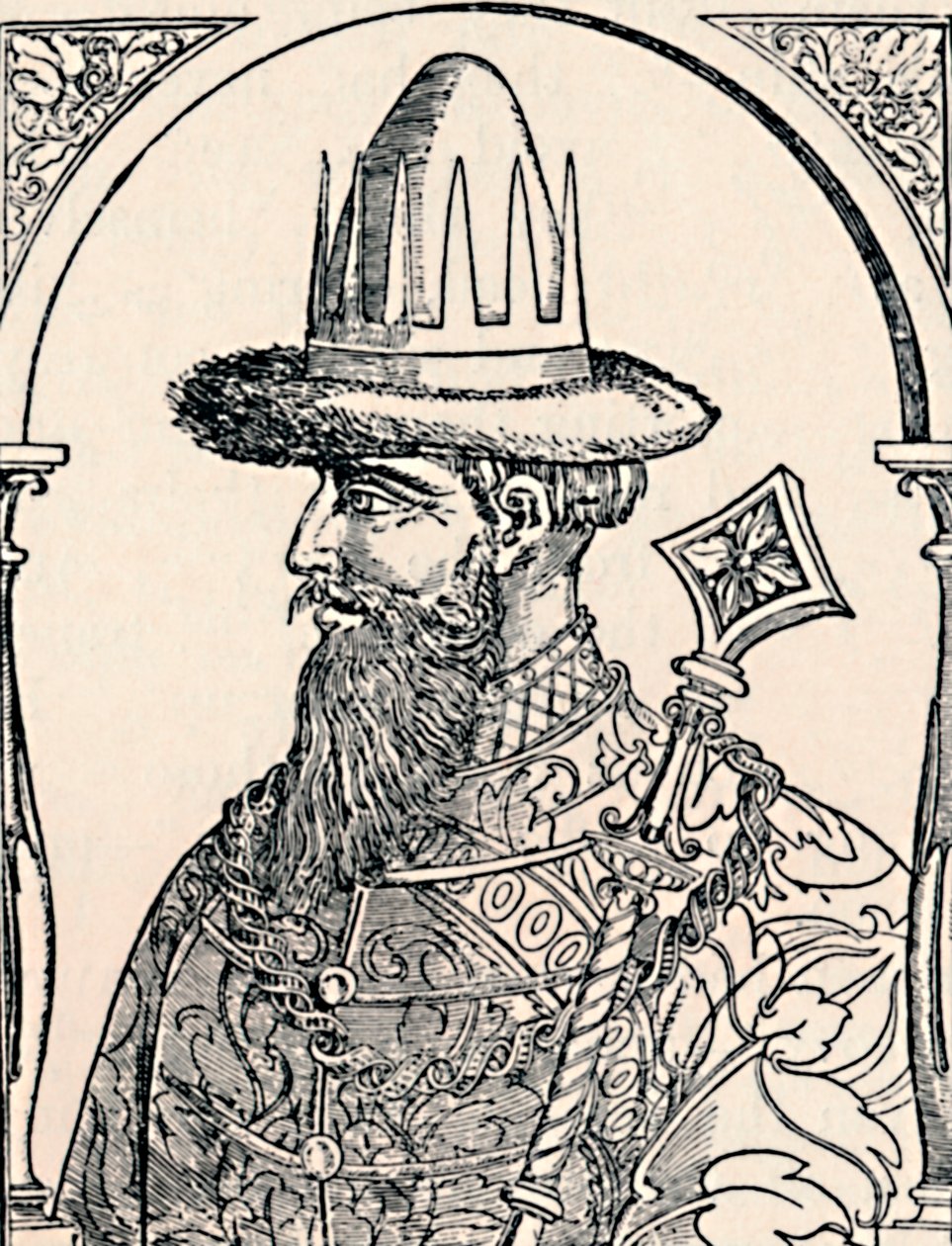 Tsaren Ivan den grusomme, 1590, 1903 av Hans Wengel