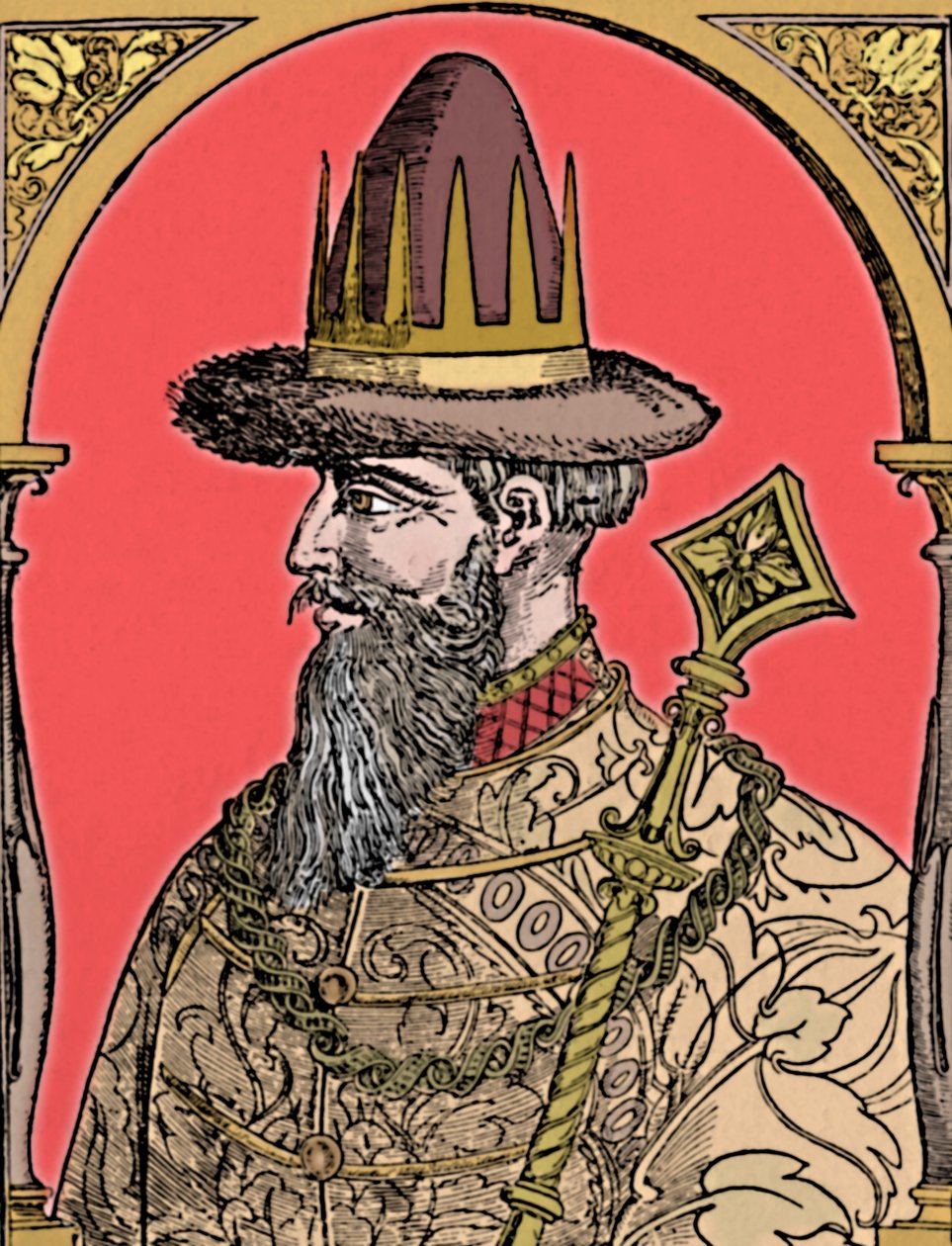 Tsaren Ivan den grusomme, 1590, 1903 av Hans Wengel