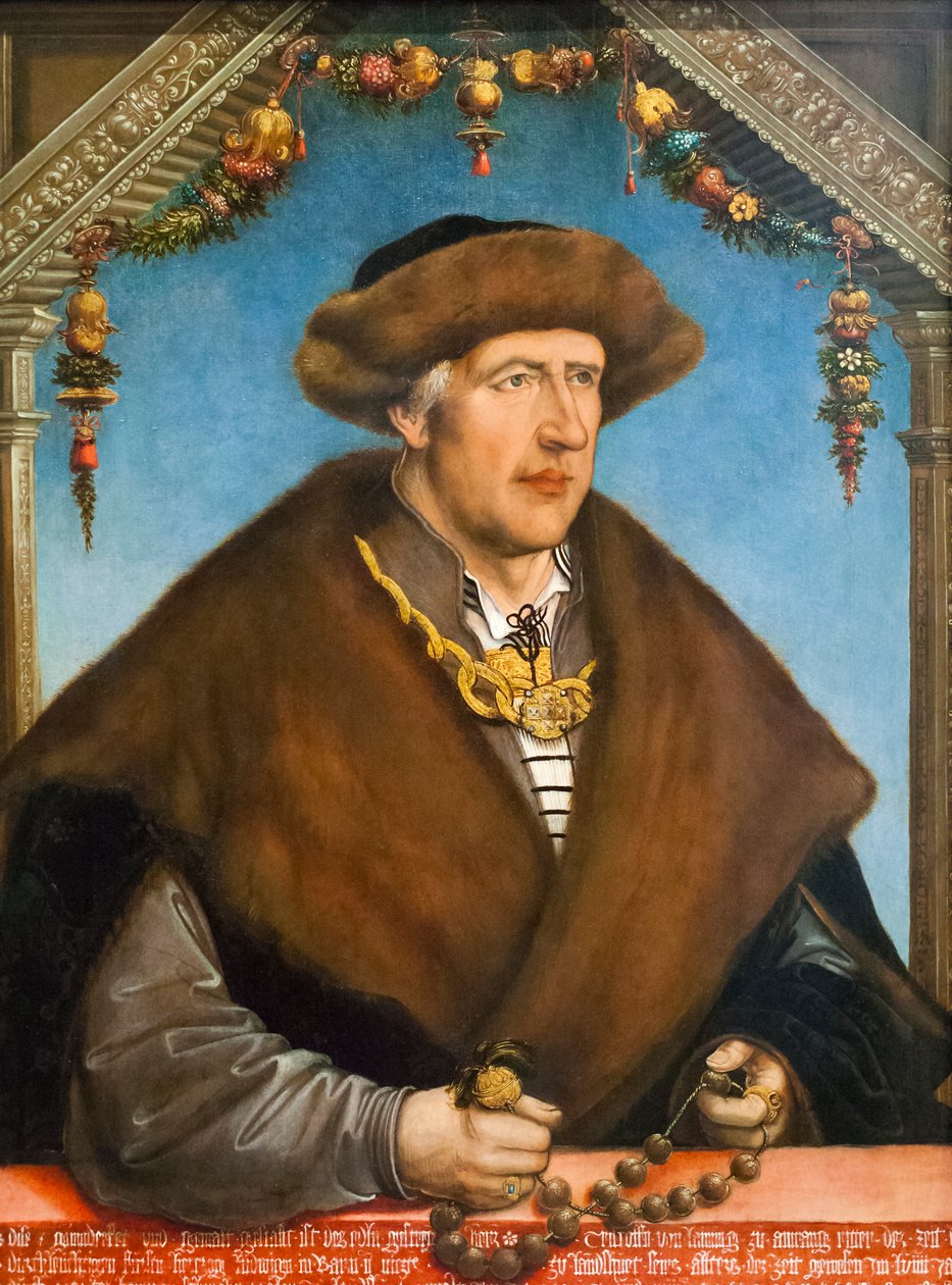 Portrett av Christoph van Laiming av Hans Wertinger