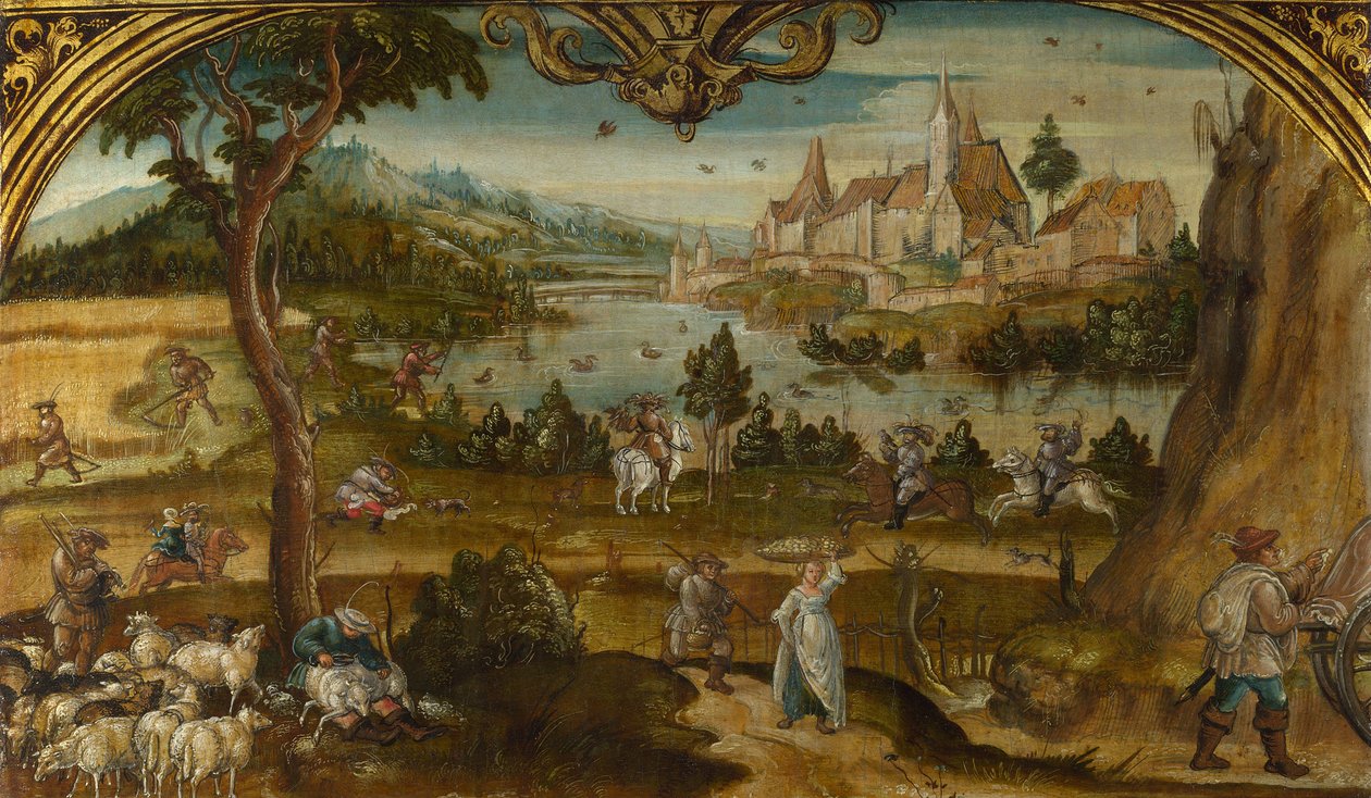 Sommer, ca. 1525 av Hans Wertinger von
