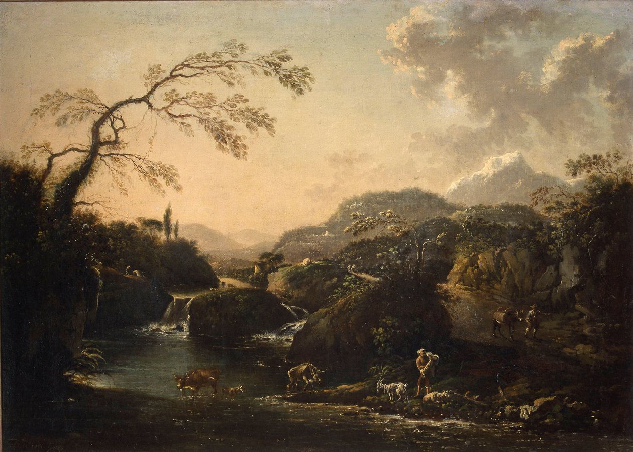 Landskap . av Hans de Jode