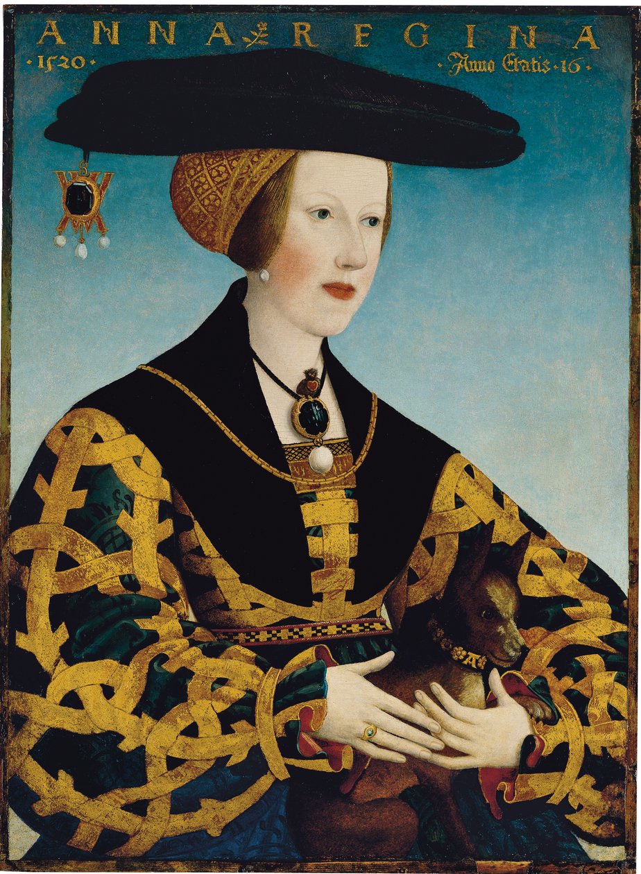 Portrett av dronning Anne av Ungarn av Hans or Johan Maler