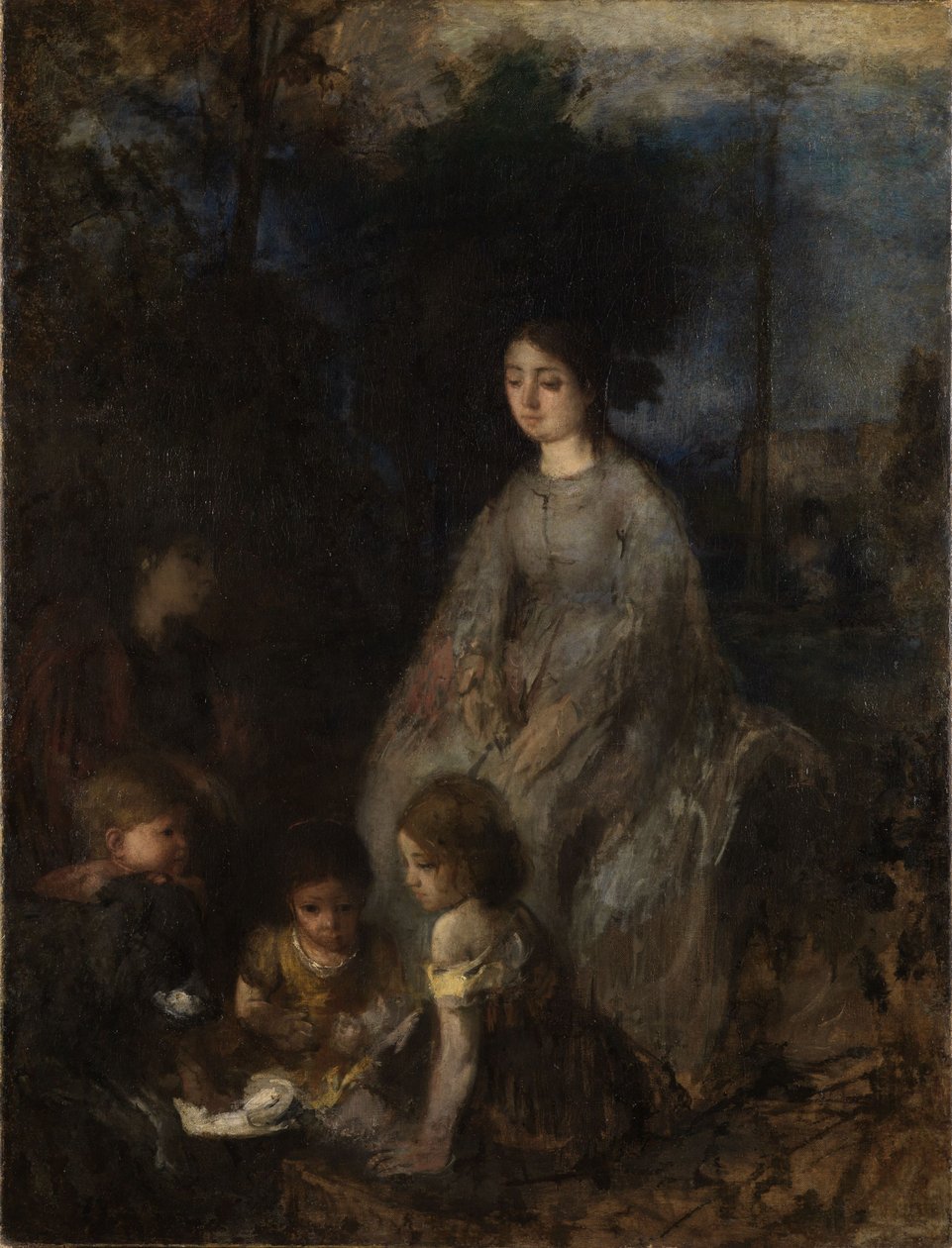 Familieportrett II av Hans von Marées