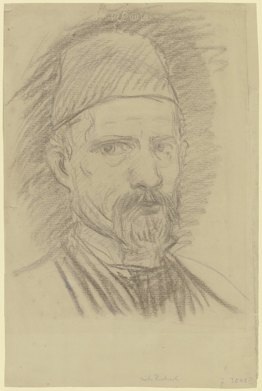 Selvportrett av Hans von Marées