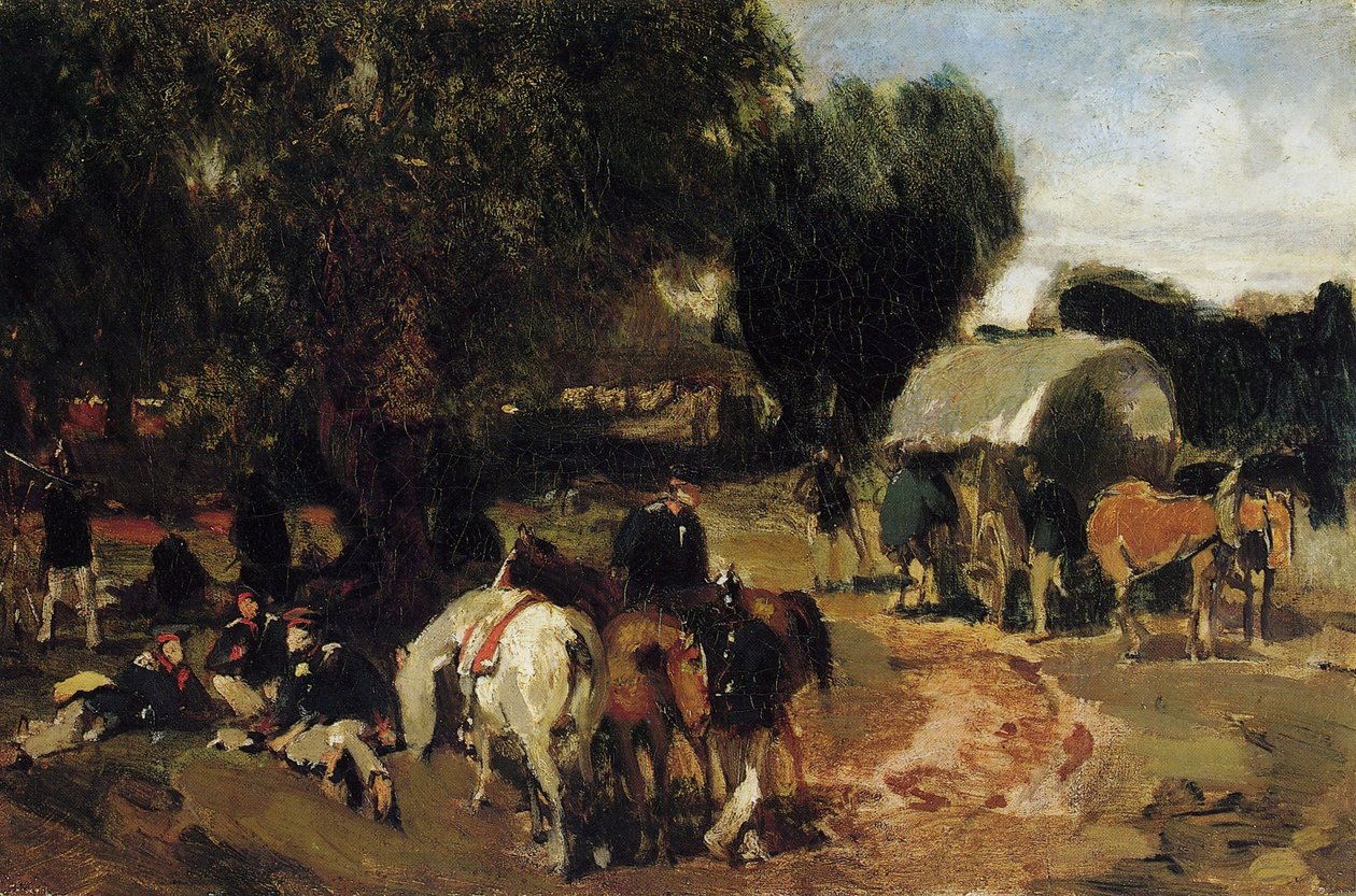 Soldatleir av Hans von Marées