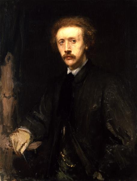 Portrett av Konrad Knoll (1829-99), ca. 1863-64 av Hans von Marées