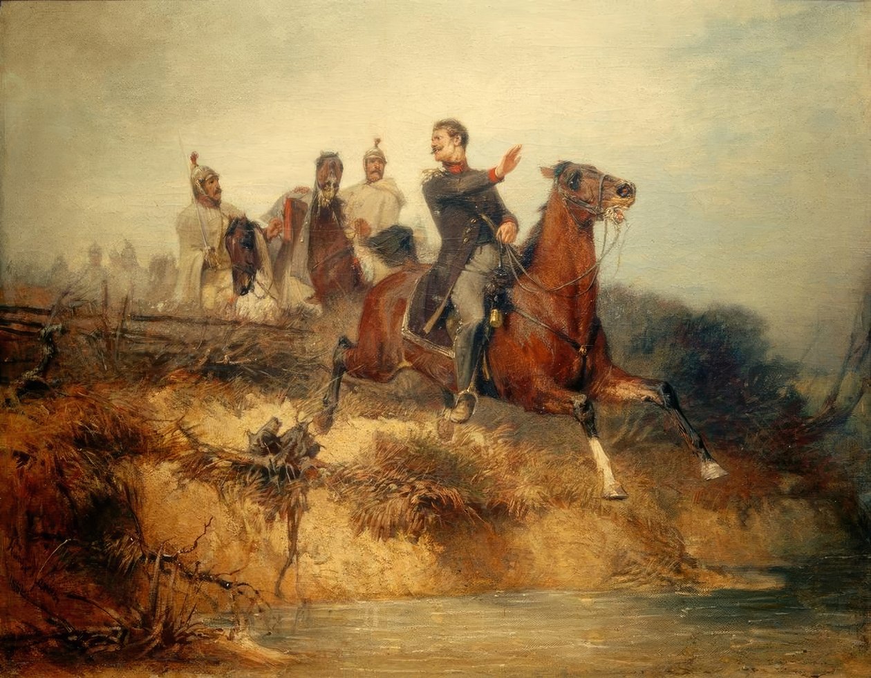 Scene fra frihetskrigene av Hans von Marées