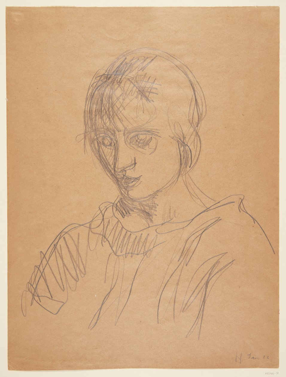 Portrett av kunstnerens kone, Besse Giersing av Harald Giersing
