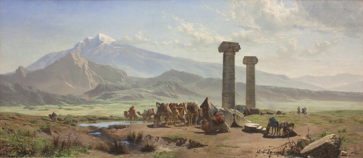 Den lydiske sletten nær Sardis, Lilleasia (Tyrkia) av Harald Jerichau